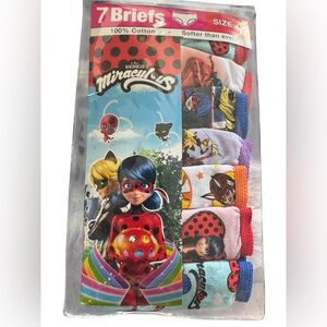 Ladybug Kids Briefs Set - 7 Pack girls sz 4